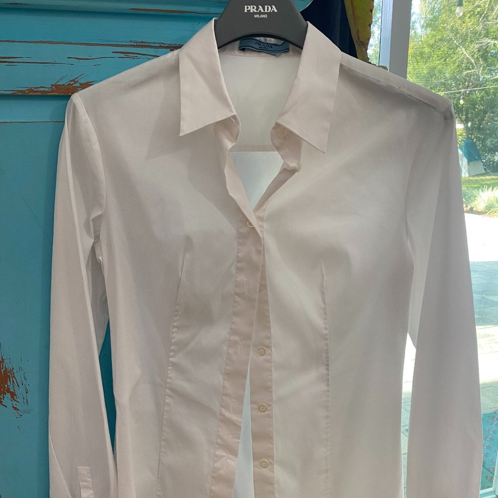 Prada Button Down Blouse - image 1
